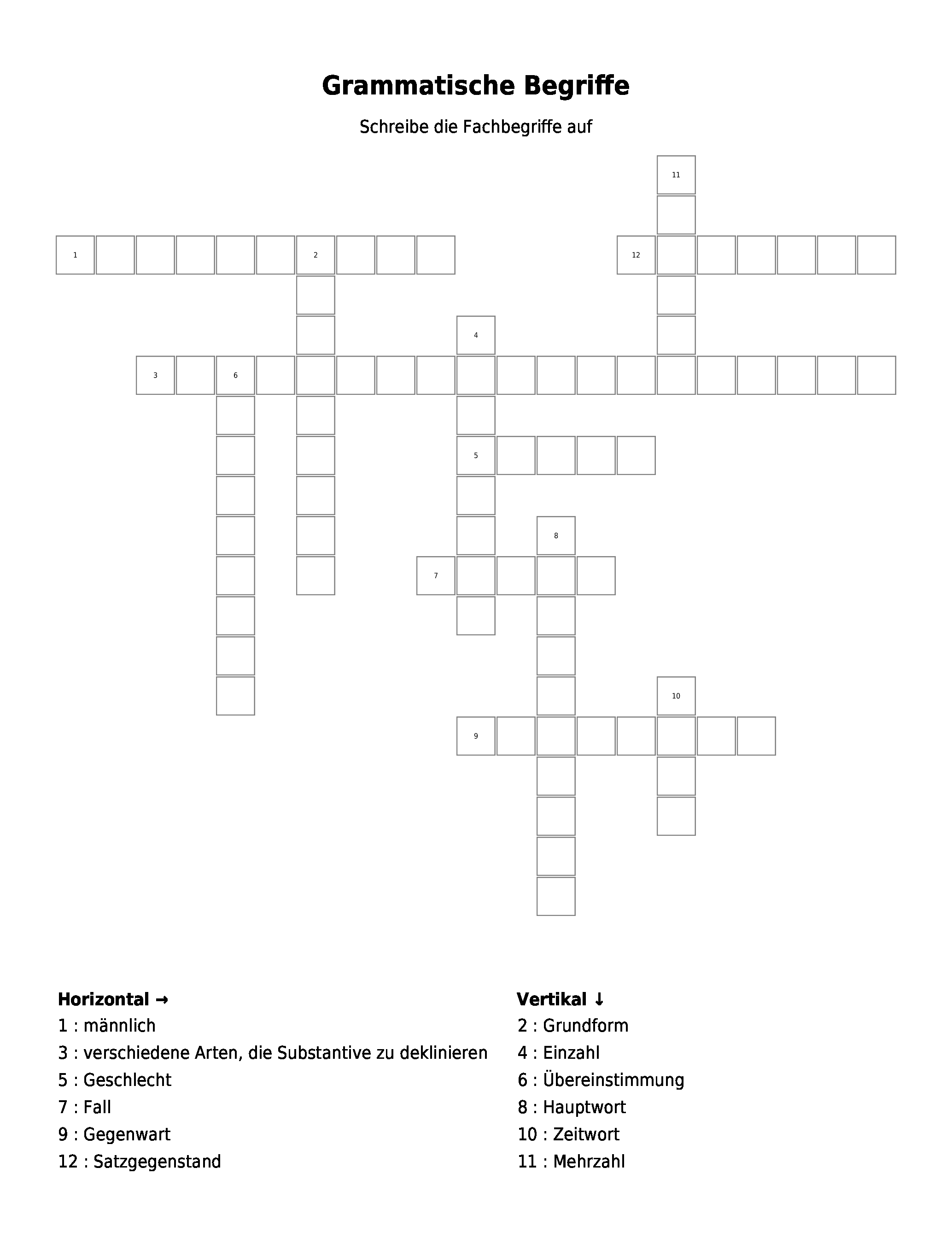 Kreuzworträtsel Rätsel Lösen